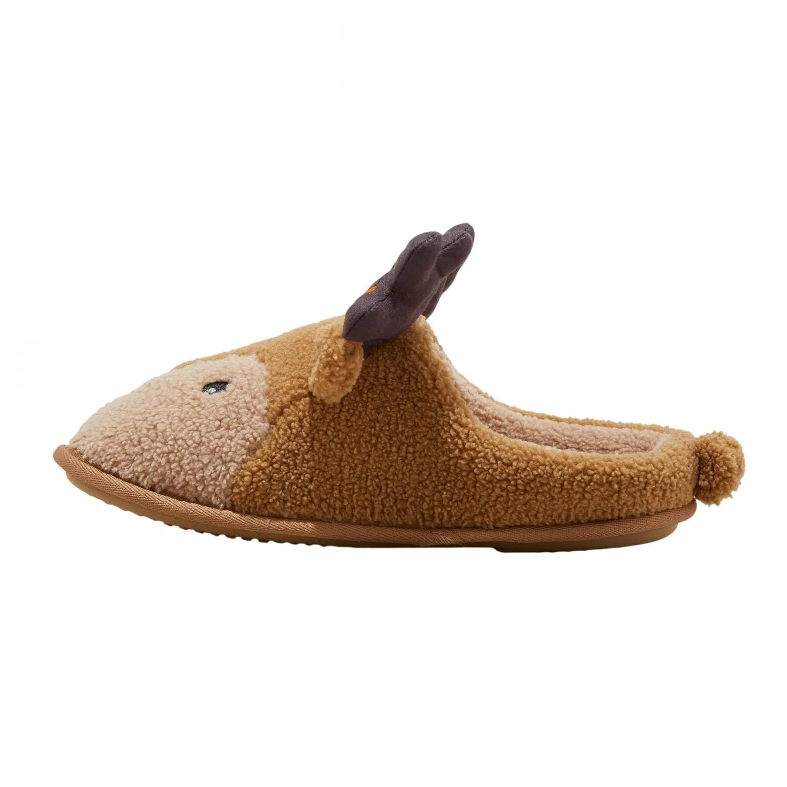 Wondershop Holiday Light up Reindeer Slippers Brown S (Womens 8/9 Mens 7/8)