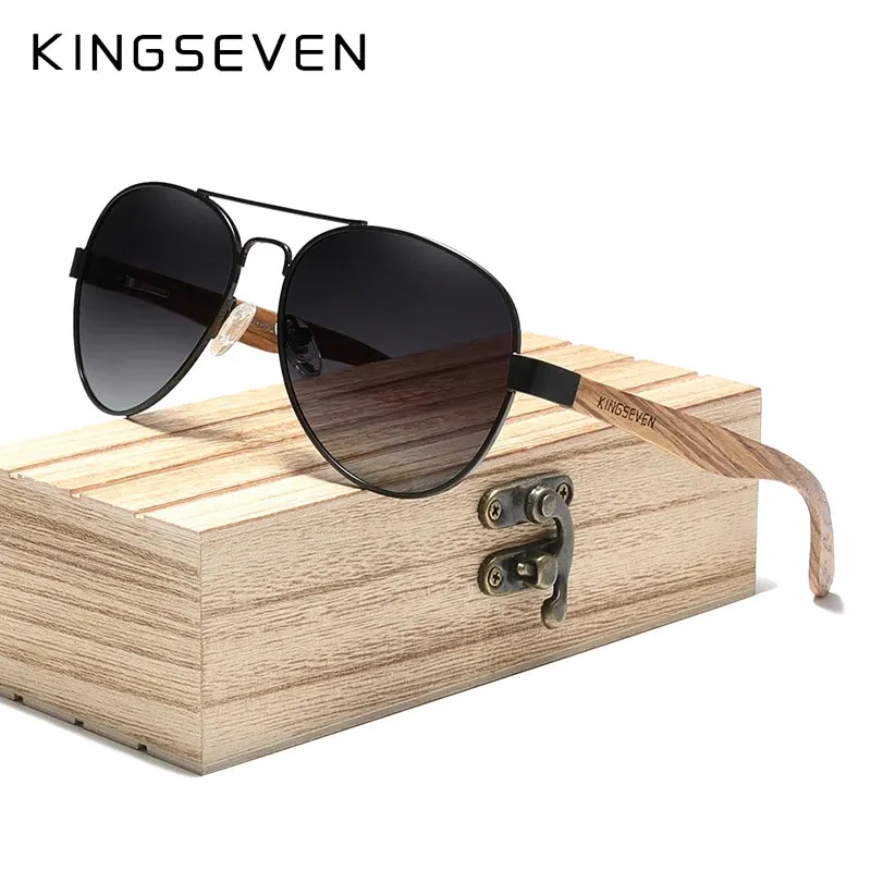 Wood Alloy Sunglasses for Men