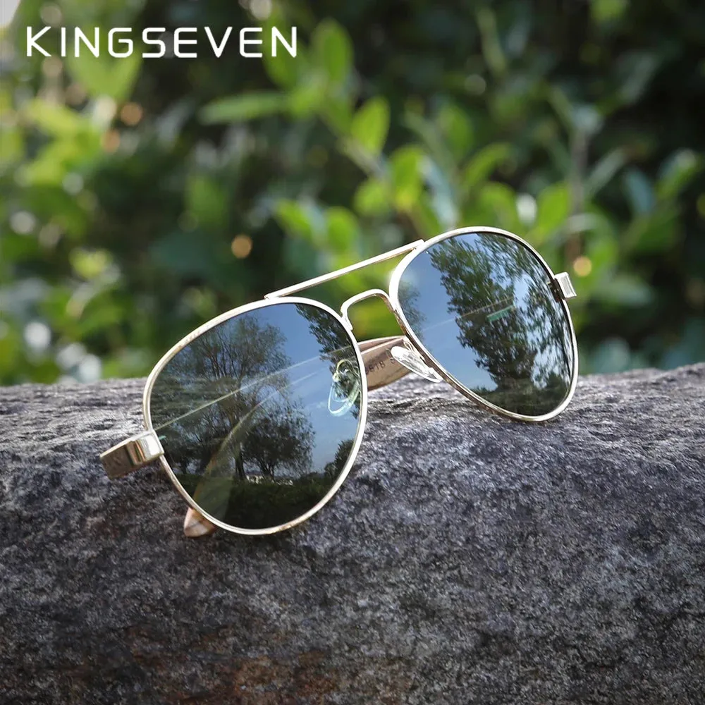 Wood Alloy Sunglasses for Men
