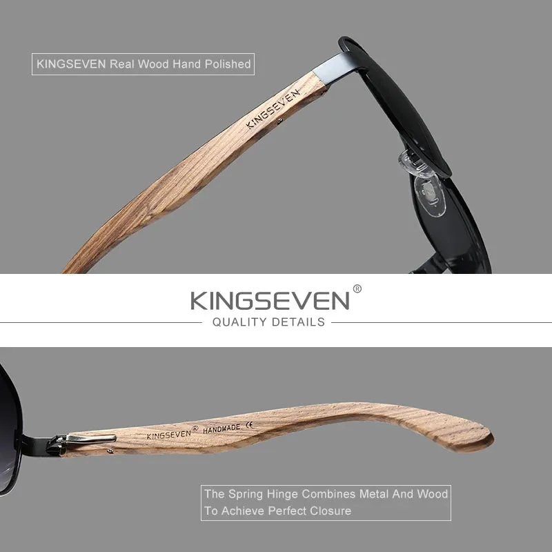 Wood Alloy Sunglasses for Men