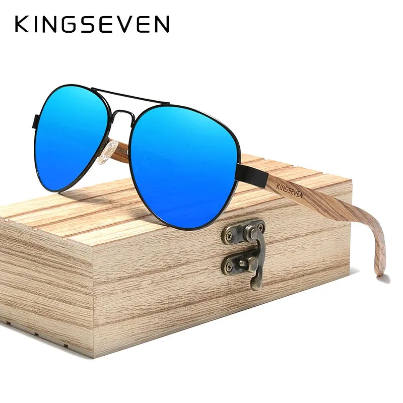 Wood Alloy Sunglasses for Men