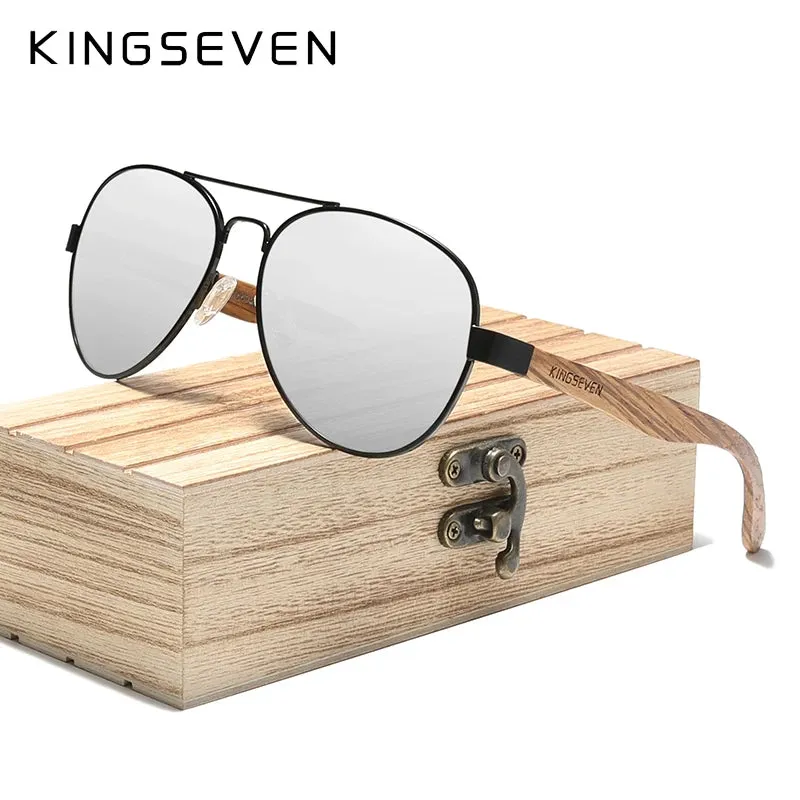 Wood Alloy Sunglasses for Men