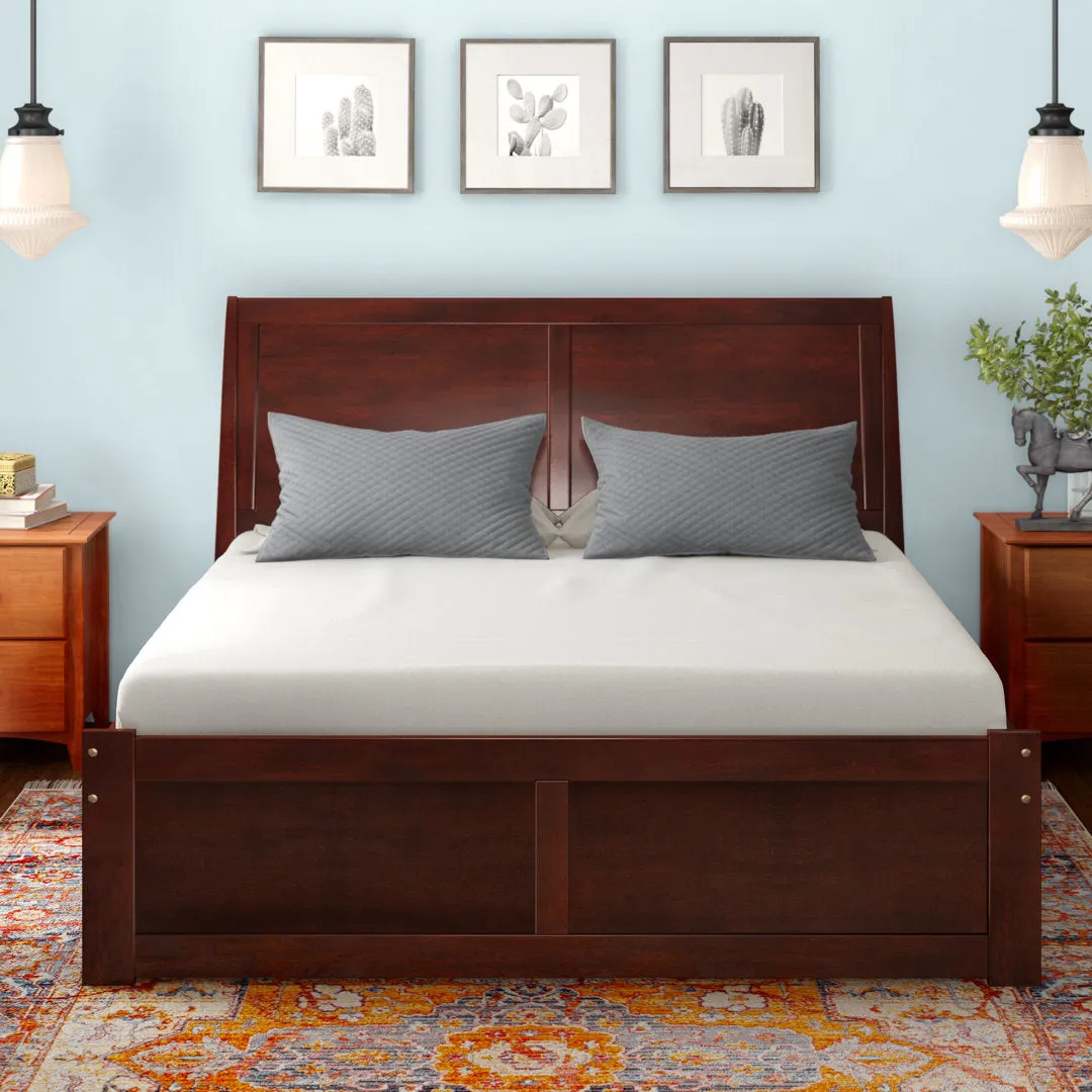 Yailynn Solid Wood Storage Bed Red Barrel Studio® Color: Walnut Size: Queen