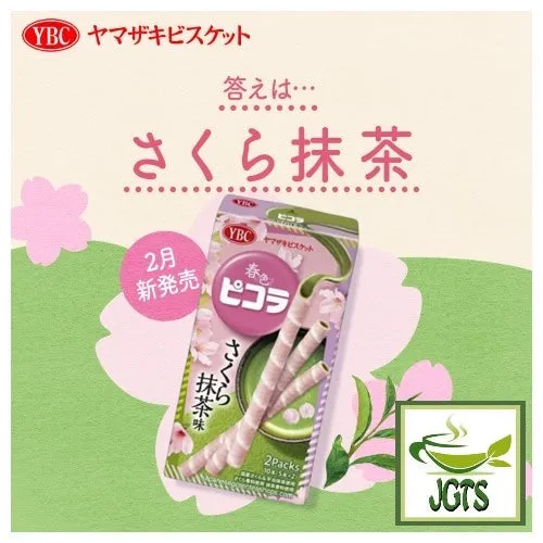 YBC Picola Sakura Matcha (Seasonal)
