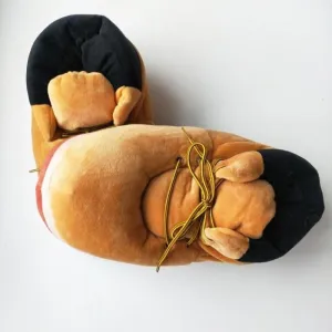 Yellow Winter Indoor Slippers – Cozy, Non-Slip & Warm for Winter