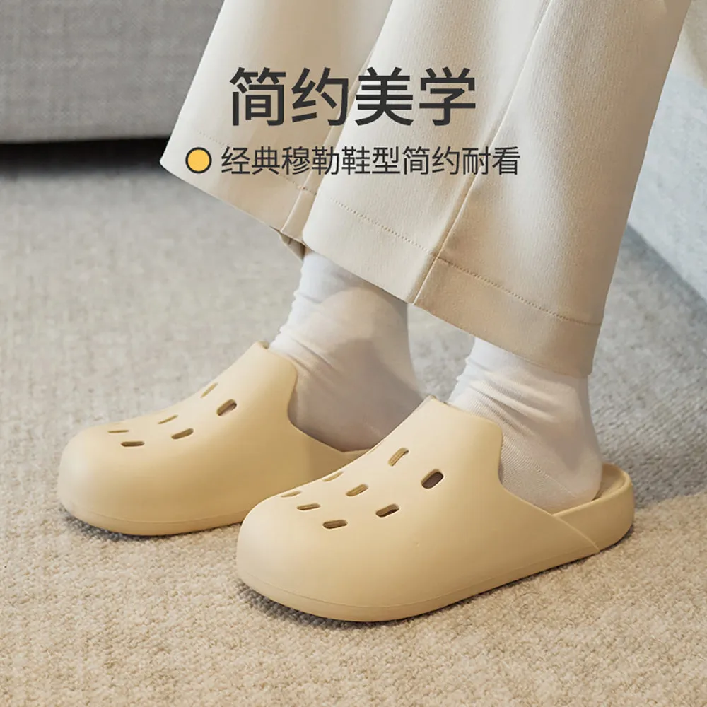 YouDiao Classic Mule Shoes - Cream White, Size 40-41