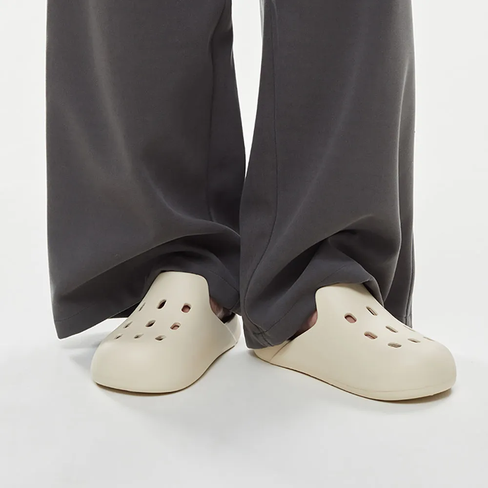 YouDiao Classic Mule Shoes - Cream White, Size 40-41